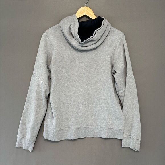 Nike Air Grey Pullover Thrashed Hoodie Size Small Cotton Blend Essential - Picture 8 of 16